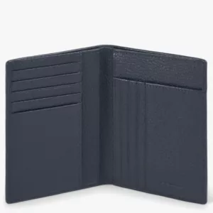 PIQUADRO – PORTAFOGLIO UOMO VERTICALE CON SCOMPARTI PER CARTE PU1393MOSR blu