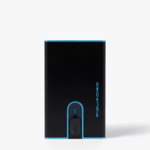 PIQUADRO - PORTA CARTE DI CREDITO CON SLIDING SYSTEM PP4825B2BL nero