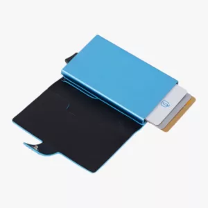 PIQUADRO – PORTA CARTE DI CREDITO IN METALLO PP5649MOS nero