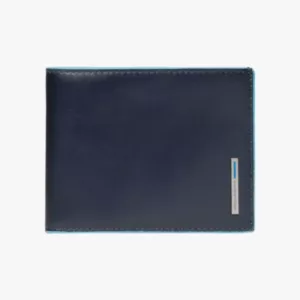 PIQUADRO – PORTAFOGLIO UOMO CON PORTA MONETE PU257B2R blu
