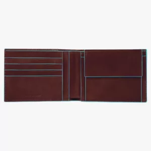 PIQUADRO – PORTAFOGLIO UOMO CON PORTA MONETE PU257B2R mogano