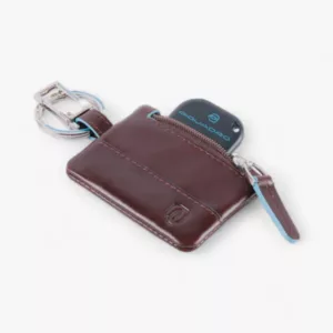 PIQUADRO – PORTACHIAVI CON CONNEQU E TASCA LATERALE PC4821B2 mogano