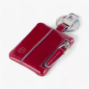 PIQUADRO – PORTACHIAVI CON CONNEQU E TASCA LATERALE PC4821B2 rosso