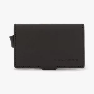 PIQUADRO – PORTA CARTE DI CREDITO IN METALLO PP5649B3R nero