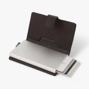 PIQUADRO – PORTA CARTE DI CREDITO IN METALLO PP5649B3R testa di moro