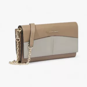 PIQUADRO PORTAFOGLIO DONNA CON TRACOLLA PD6463W134 beige