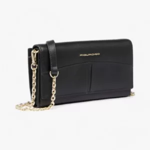 PIQUADRO PORTAFOGLIO DONNA CON TRACOLLA PD6463W134 nero
