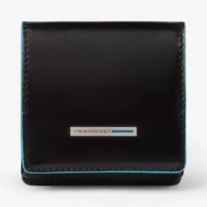 PIQUADRO PORTAMONETE A TACCO QUADRATO PU2634B2 nero