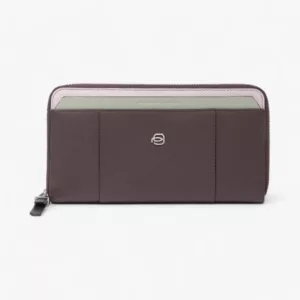 PIQUADRO PORTAFOGLIO DONNA A QUATTRO SOFFIETTI CON ZIP PD1515W92VI viola