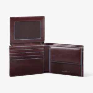 PIQUADRO PORTAFOGLIO UOMO CON VOLANTINO PORTA DOCUMENTI PU4518B2R mogano