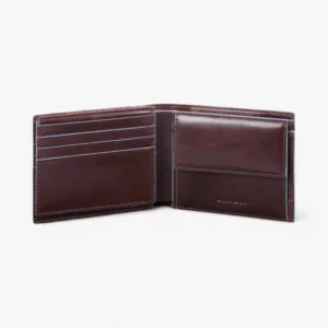 PIQUADRO PORTAFOGLIO UOMO CON VOLANTINO PORTA DOCUMENTI PU4518B2R mogano