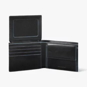 PIQUADRO PORTAFOGLIO UOMO CON VOLANTINO PORTA DOCUMENTI PU4518B2R nero