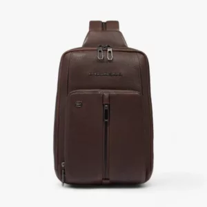 PIQUADRO – ZAINO MONOSPALLA UOMO PER iPad® CA6448W130 testa di moro