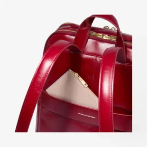 PIQUADRO – ZAINO DONNA IN PELLE PORTA PC 14″ CA6678B2 rosso