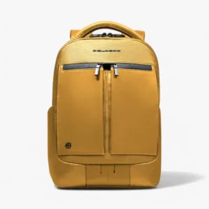 PIQUADRO – ZAINO UOMO PORTA PC 14″ IN TESSUTO RICICLATO CA6620S136 giallo