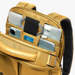 PIQUADRO – ZAINO UOMO PORTA PC 14″ IN TESSUTO RICICLATO CA6620S136 giallo