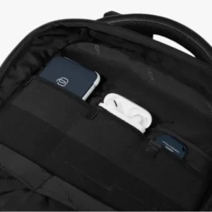 PIQUADRO – ZAINO UOMO PORTA PC 14″ IN TESSUTO RICICLATO CA6620S136 nero
