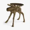 MASCAGNI TAVOLINO IN RESINA FOGLIA ORO 20BO2099